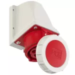 Gniazdo stałe 16A 3P+Z+N 400V 50/60Hz 6h IP67, styki niklowane
