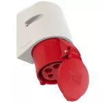 Gniazdo stałe 32A 3P+Z+N 400V 50/60Hz 6h IP44, styki niklowane