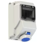 Gniazdo stałe z okienkiem inspekcyjnym 16A 2P+Z 230V 50/60Hz 6h IP67