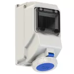 Gniazdo stałe z okienkiem inspekcyjnym 32A 2P+Z 230V 50/60Hz 6h IP67