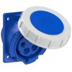 Gniazdo tablicowe skośne TWIST 32A 3P+Z+N 230V 50/60Hz 9h IP67 (kołnierz 80X97, rozstaw śrub 60X73)
