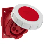 Gniazdo tablicowe skośne 32A 3P+Z+N 400V 50/60Hz 6h IP67 (kołnierz 80X97, rozstaw śrub 60X73) 4252-6f78