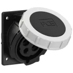 Gniazdo tablicowe skośne 32A 3P+Z 500V 50/60Hz 7h IP67 (kołnierz 80X97, rozstaw śrub 60X73)