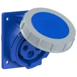 Gniazdo tablicowe skośne TURBO TWIST 32A 3P+Z 230V 50/60Hz 9h IP67 (kołnierz 80X97, rozstaw śrub 60X73)