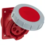 Gniazdo tablicowe skośne TURBO TWIST 32A 3P+Z+N 400V 50/60Hz 6h IP67 (kołnierz 80X97, rozstaw śrub 60X73)
