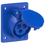 Gniazdo tablicowe skośne TWIST 16A 2P+Z 230V 50/60Hz 6h IP44/54 (kołnierz 70X85, rozstaw śrub 50X65)
