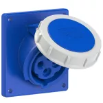 Gniazdo tablicowe skośne TWIST 16A 3P+Z 230V 50/60Hz 9h IP67 (kołnierz 92X100, rozstaw śrub 77X85)
