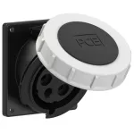 Gniazdo tablicowe skośne TWIST 32A 3P+Z+N 500V 50/60Hz 7h IP67 (kołnierz 92X100, rozstaw śrub 77X85)
