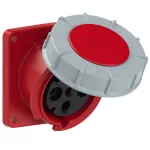 Gniazdo tablicowe skośne POWER TWIST 63A 3P+Z 400V 50/60Hz 6h IP66/67 (kołnierz 106X110, rozstaw śrub 90X90)