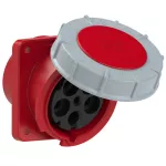 Gniazdo tablicowe skośne POWER TWIST 125A 3P+Z+N 400V 50/60Hz 6h IP66/67 (kołnierz 114X114, rozstaw śrub 90X90)