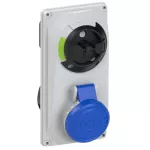 Gniazdo tablicowe z wyłącznikiem 16A 2P+Z 230V 50/60Hz 6h IP44
