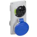 Gniazdo tablicowe z wyłącznikiem 32A 2P+Z 230V 50/60Hz 6h IP44