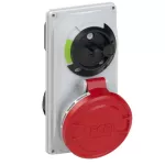 Gniazdo tablicowe z wyłącznikiem 32A 3P+Z+N 400V 50/60Hz 6h IP44