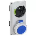Gniazdo tablicowe z wyłącznikiem 16A 2P+Z 230V 50/60Hz 6h IP67