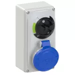 Gniazdo tablicowe z wyłącznikiem 16A 3P+Z+N 230V 50/60Hz 9h IP44