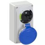 Gniazdo tablicowe z wyłącznikiem 32A 3P+Z+N 230V 50/60Hz 9h IP44
