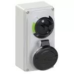 Gniazdo tablicowe z wyłącznikiem 16A 3P+Z+N 500V 50/60Hz 7h IP44 6115-7