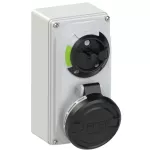 Gniazdo tablicowe z wyłącznikiem 32A 3P+Z 500V 50/60Hz 7h IP44
