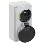 Gniazdo tablicowe z wyłącznikiem 32A 3P+Z+N 500V 50/60Hz 7h IP44 6125-7