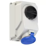 Gniazdo z wyłącznikiem-stałe przelotowe 32A 230V 50/60Hz 9h IP44