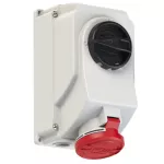 Gniazdo z wyłącznikiem-stałe przelotowe 32A 2P+Z 400V 50/60Hz 9h IP44
