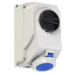 Gniazdo stałe z okienkiem inspekcyjnym 16A 3P+Z+N 230V 50/60Hz 9h IP67