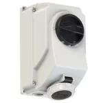 Gniazdo z wyłącznikiem-stałe przelotowe 16A 2P+Z 500V 50/60Hz 7h IP67