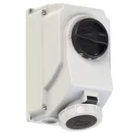 Gniazdo stałe z okienkiem inspekcyjnym 16A 3P+Z+N 500V 50/60Hz 7h IP67