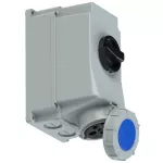Gniazdo stałe z wyłącznikiem 63A 3P+Z 230V 50/60Hz 9h IP66/67