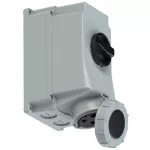 Gniazdo stałe z wyłącznikiem 63A 2P+Z 500V 50/60Hz 7h IP66/67