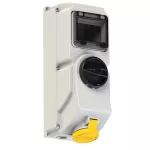 Gniazdo stałe z wyłącznikiem 16A 3P+Z 110V 50/60Hz 4h IP44
