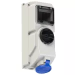 Gniazdo stałe z wyłącznikiem 16A 2P+Z 230V 50/60Hz 6h IP44 7623-6