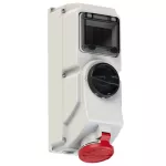 Gniazdo stałe z wyłącznikiem 32A 2P+Z 400V 50/60Hz 9h IP44