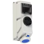 Gniazdo stałe z wyłącznikiem 16A 2P+Z 230V 50/60Hz 6h IP67 76232-6