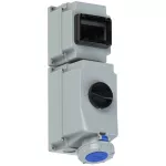Gniazdo stałe z wyłącznikiem 63A 3P+Z+N 230V 50/60Hz 9h IP66/67