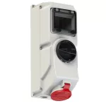 Gniazdo stałe z wyłącznikiem 16A 3P+Z+N 400V 50/60Hz 6h IP44