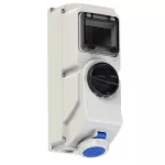 Gniazdo stałe z wyłącznikiem 16A 2P+Z 230V 50/60Hz 6h IP67 78132-6