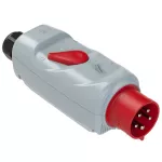 Wtyczka CEE zwrotnica faz z ochroną silnika PKZM0 32A 3P+Z+N 400V 50/60Hz 6h IP44 (zakres ustawień: 4-6,3A, dławica kablowa: M32)