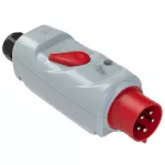 Wtyczka CEE zwrotnica faz z ochroną silnika PKZM0 z lampką sygnalizacyjną 32A 3P+Z+N 400V 50/60Hz 6h IP44 (zakres ustawień: 10-16A, dławica kablowa: M32)