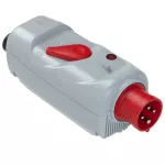 Wtyczka CEE zwrotnica faz z ochroną silnika PKZM0 i wskaźnikiem wirowania pola 16A 2P+Z+N 400V 50/60Hz 6h IP44 (zakres ustawień: 10-16A, dławica kablowa: M25)