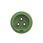 Wtyczka przenośna TWIST 16A 2P+Z 24/42V 100-200Hz 4h IP44, styki niklowane