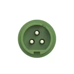 Wtyczka przenośna TWIST 16A 2P+Z 24/42V 401-500Hz 11h IP44, styki niklowane