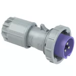 Wtyczka przenośna TWIST 16A 2P+Z 24V 50/60Hz IP44, styki niklowane