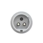 Wtyczka odbiornikowa 32A 2P 24/42V DC 10h IP44, styki niklowane