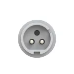 Wtyczka tablicowa prosta 16A 2P 24/42V DC 10h IP44, styki niklowane