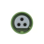 Gniazdo tablicowe proste 16A 2P+Z 24/42V 100-200Hz 4h IP44/54 (kołnierz 70X70, rozstaw otworów 56X56), styki niklowane