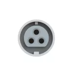 Gniazdo tablicowe proste 16A 2P+Z 42V 50/60Hz 12h IP66/67 (kołnierz 54X60, rozstaw otworów 60X60), styki niklowane