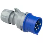 Wtyczka przenośna SHARK 16A 5P+Z+N 230V 50/60Hz 9H IP44 styki niklowane