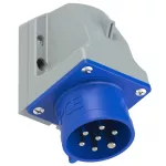 Wtyczka odbiornikowa 16A 5P+Z+N 230V 50/60Hz 9h IP44/54, styki niklowane