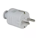 Wtyczka przenośna PROSTA SCHUKO 16A 2P+Z 230V IP20 szara